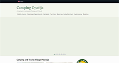 Desktop Screenshot of campingopatija.com
