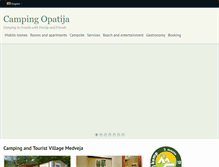 Tablet Screenshot of campingopatija.com